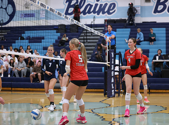 Centennial vs Blaine Girls Varsity Volleyball 127