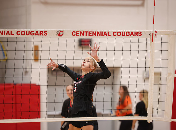 Centennial vs Osseo Girls Varsity Volleyball 10