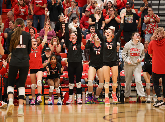 Centennial vs Blaine Girls Varsity Volleyball 310