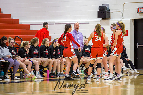 Centennial vs Coon Rapids Girls Varsity Basketball 013