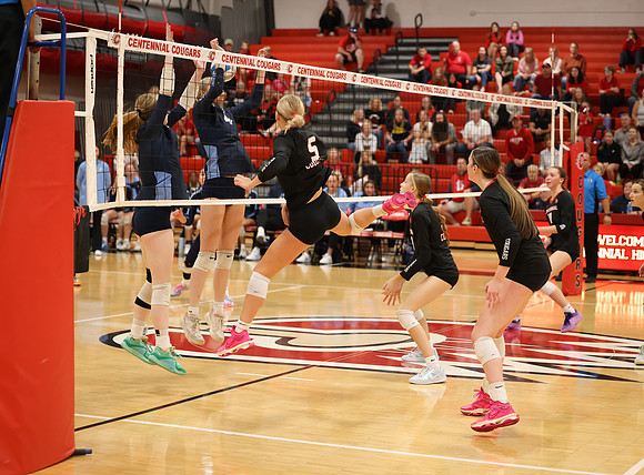 Centennial vs Blaine Girls Varsity Volleyball 322