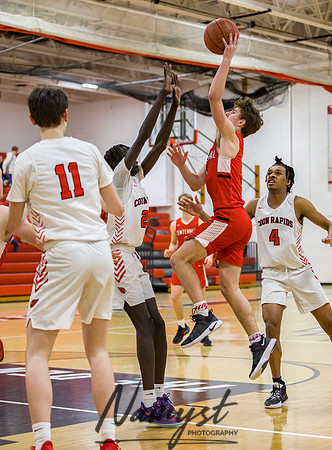 Centennial vs Coon Rapids Boys Varsity Basketball 045