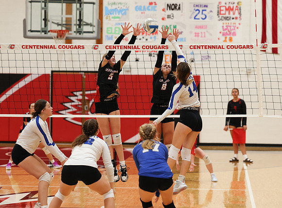 Centennial vs Cambridge-Isanti Girls JV Volleyball 74