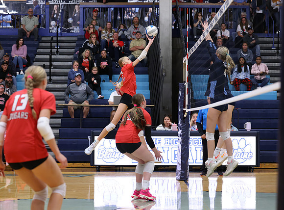 Centennial vs Blaine Girls Varsity Volleyball 65