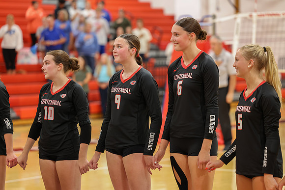 Centennial vs Cambridge-Isanti Girls Varsity Volleyball 15