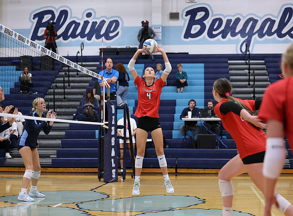 Centennial vs Blaine Girls Varsity Volleyball 131