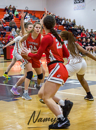Centennial vs Coon Rapids Girls Varsity Basketball 014