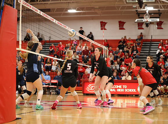 Centennial vs Blaine Girls Varsity Volleyball 291