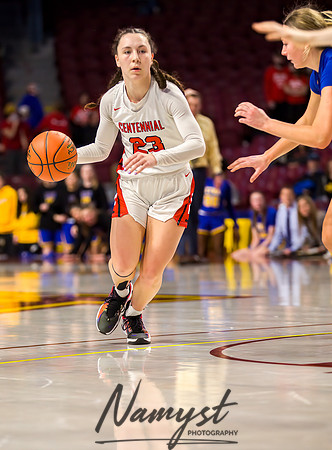 Centennial vs STMA Girls Basketball - State Tournament 209