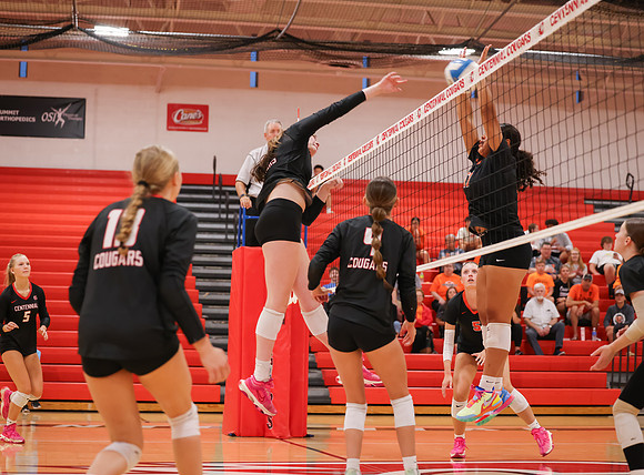 Centennial vs Osseo Girls Varsity Volleyball 85