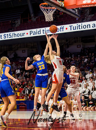 Centennial vs STMA Girls Basketball - State Tournament 216