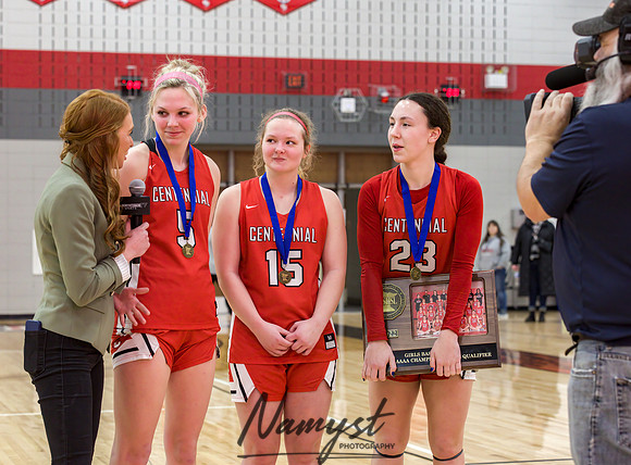 Centennial vs Andover Girls Varsity Basketball 235