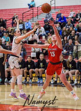 Centennial vs Andover Girls Varsity Basketball 031