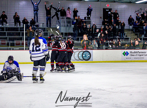 Centennial-Spring Lake Park vs Rogers Girls Varsity Hockey 430