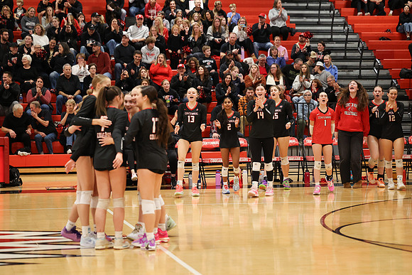 Centennial vs Coon Rapids Girls Varsity Volleyball 128