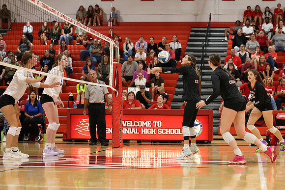 Centennial vs Cambridge-Isanti Girls Varsity Volleyball 174