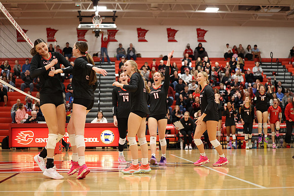 Centennial vs Coon Rapids Girls Varsity Volleyball 54
