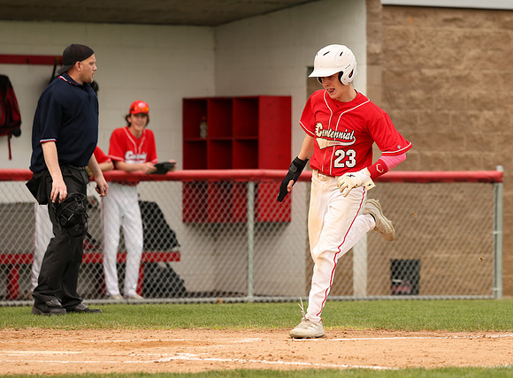Centennial vs Spring Lake Park Baseball_669