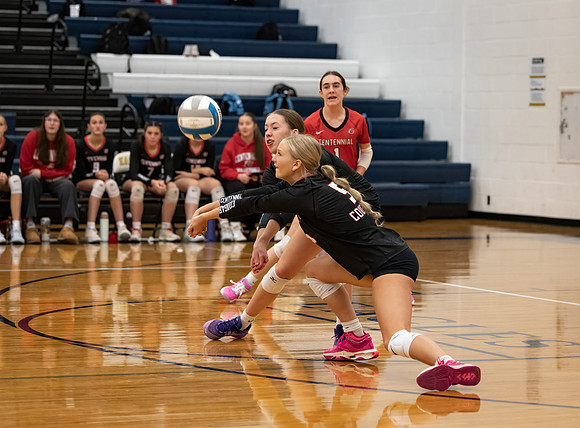Centennial vs Totino-Grace Girls Varsity Volleyball 156