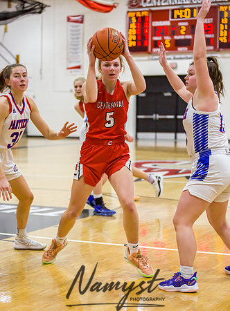 Centennial vs Spring Lake Park Girls Varsity Basketball 100