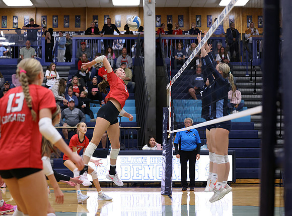 Centennial vs Blaine Girls Varsity Volleyball 74