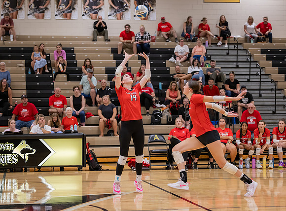 Centennial vs Andover Girls Varsity Volleyball 105