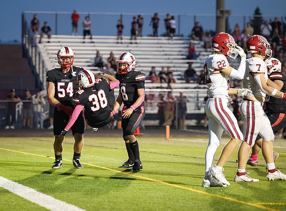 Centennial vs Maple Gove Varsity Football 187