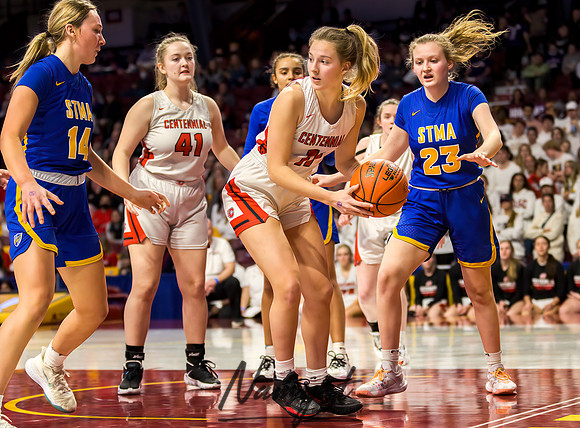 Centennial vs STMA Girls Basketball - State Tournament 225