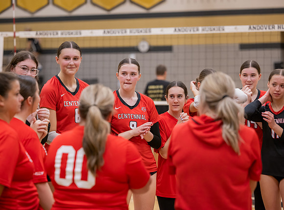 Centennial vs Andover Girls Varsity Volleyball 191