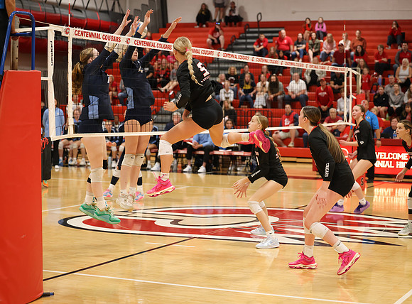 Centennial vs Blaine Girls Varsity Volleyball 321