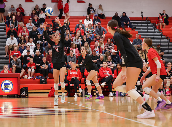 Centennial vs Hopkins Girls Varsity Volleyball 39