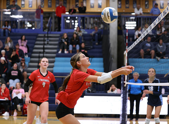 Centennial vs Blaine Girls Varsity Volleyball 214