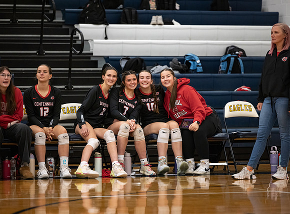 Centennial vs Totino-Grace Girls Varsity Volleyball 49