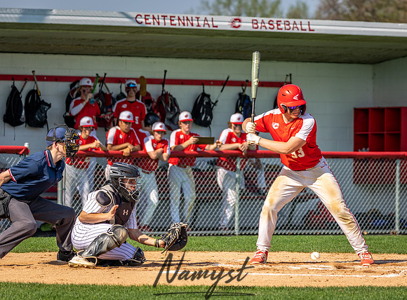 Centennial vs Andover B-Squad Baseball 252