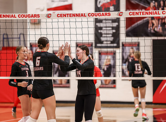 Centennial vs Coon Rapids Girls Varsity Volleyball 129