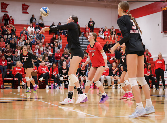 Centennial vs Hopkins Girls Varsity Volleyball 38