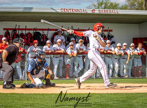 Centennial vs Blaine Varsity Baseball 065
