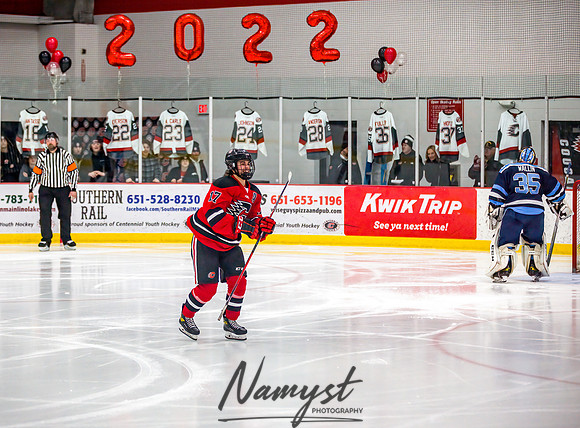 Centennial vs Blaine Varsity Hockey 257