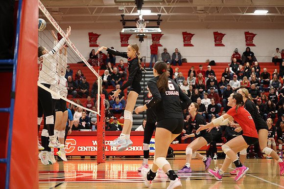 Centennial vs Coon Rapids Girls Varsity Volleyball 32