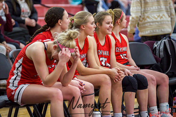 Centennial vs Andover Girls Varsity Basketball 013