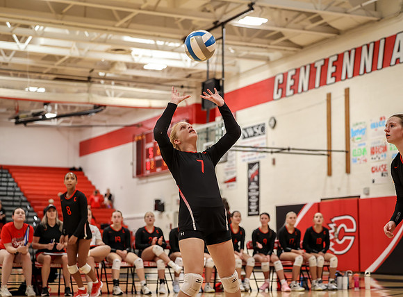 Centennial vs Mounds View Girls B Volleyball 77