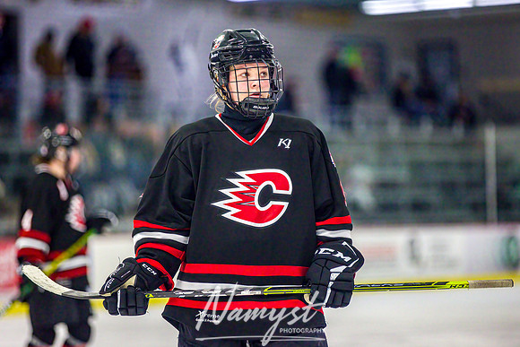 Centennial-Spring Lake Park vs Rogers Girls Varsity Hockey 296
