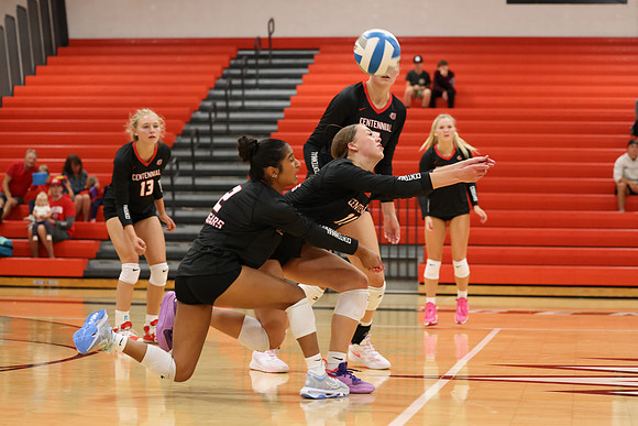 Centennial vs Cambridge-Isanti Girls Varsity Volleyball 54