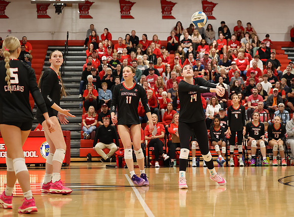 Centennial vs Blaine Girls Varsity Volleyball 58