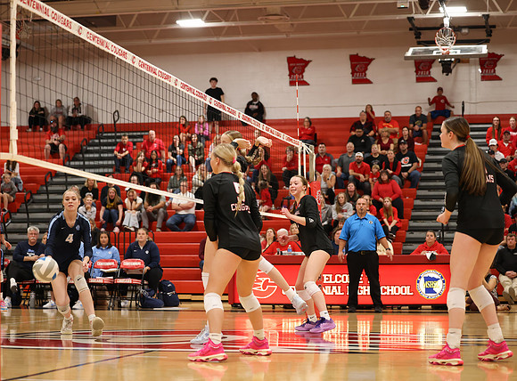 Centennial vs Blaine Girls Varsity Volleyball 297