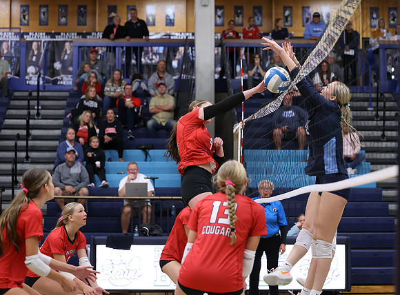 Centennial vs Blaine Girls Varsity Volleyball 62
