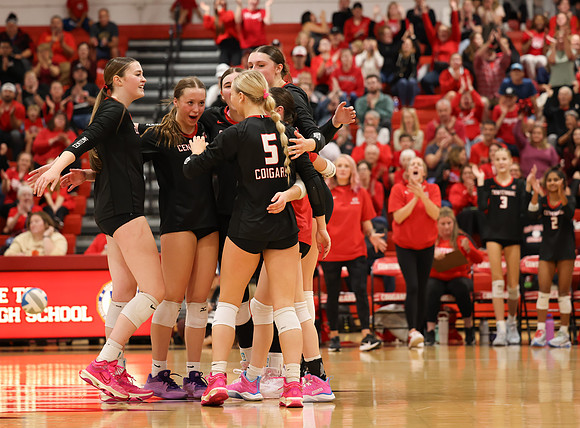 Centennial vs Blaine Girls Varsity Volleyball 277