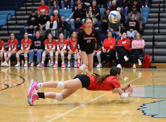 Centennial vs Blaine Girls Varsity Volleyball 83