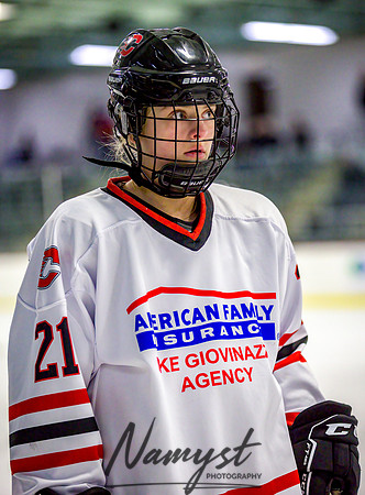 Centennial-Spring Lake Park vs Rogers Girls Varsity Hockey 037