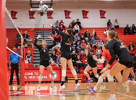 Centennial vs Hopkins Girls Varsity Volleyball 69